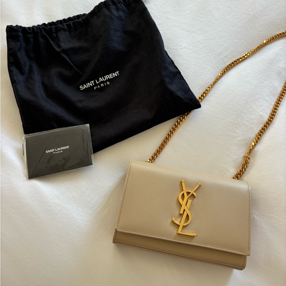 YSL Nude Small Monogram Crossbody Bag